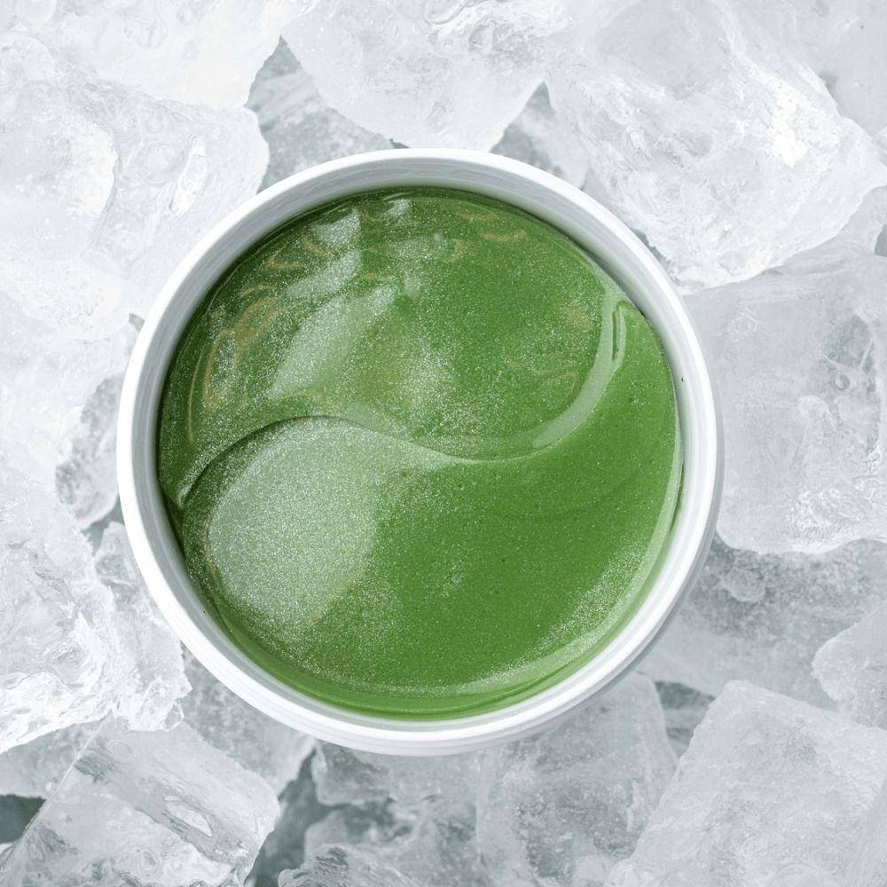 Seaweed Therapy øyemasker fra Cure Cosmetics med kjølende effekt som reduserer poser og hovne øyne.